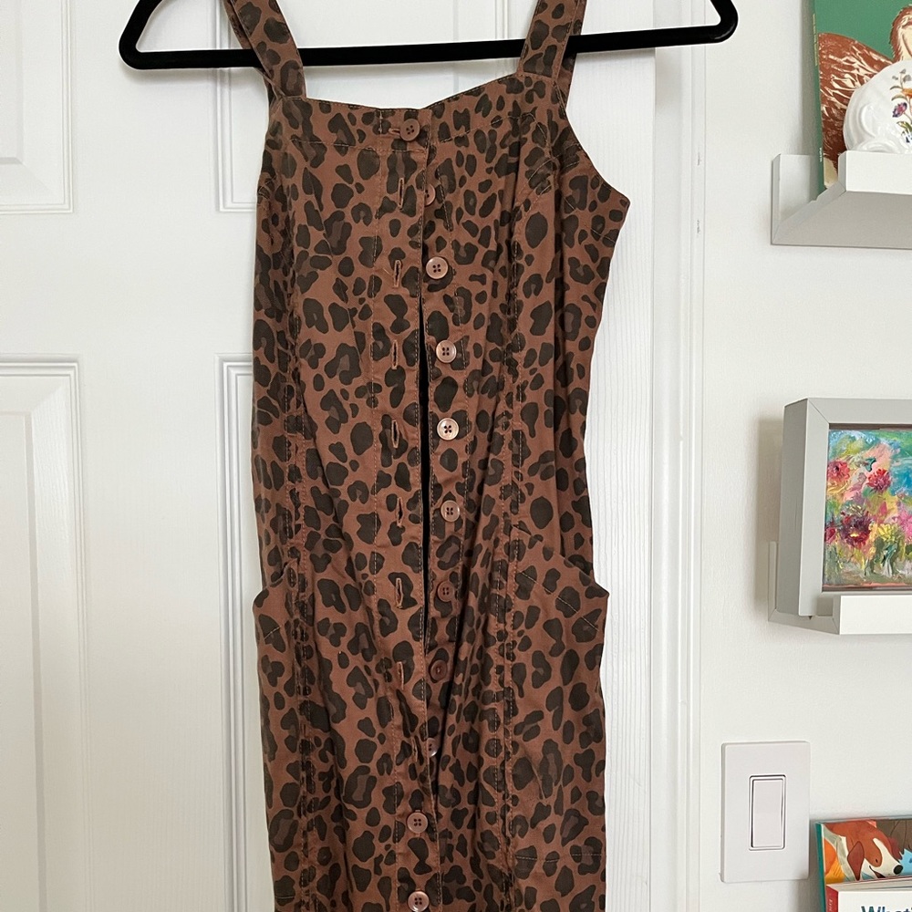 Level 99 Jean leopard dress. NWT